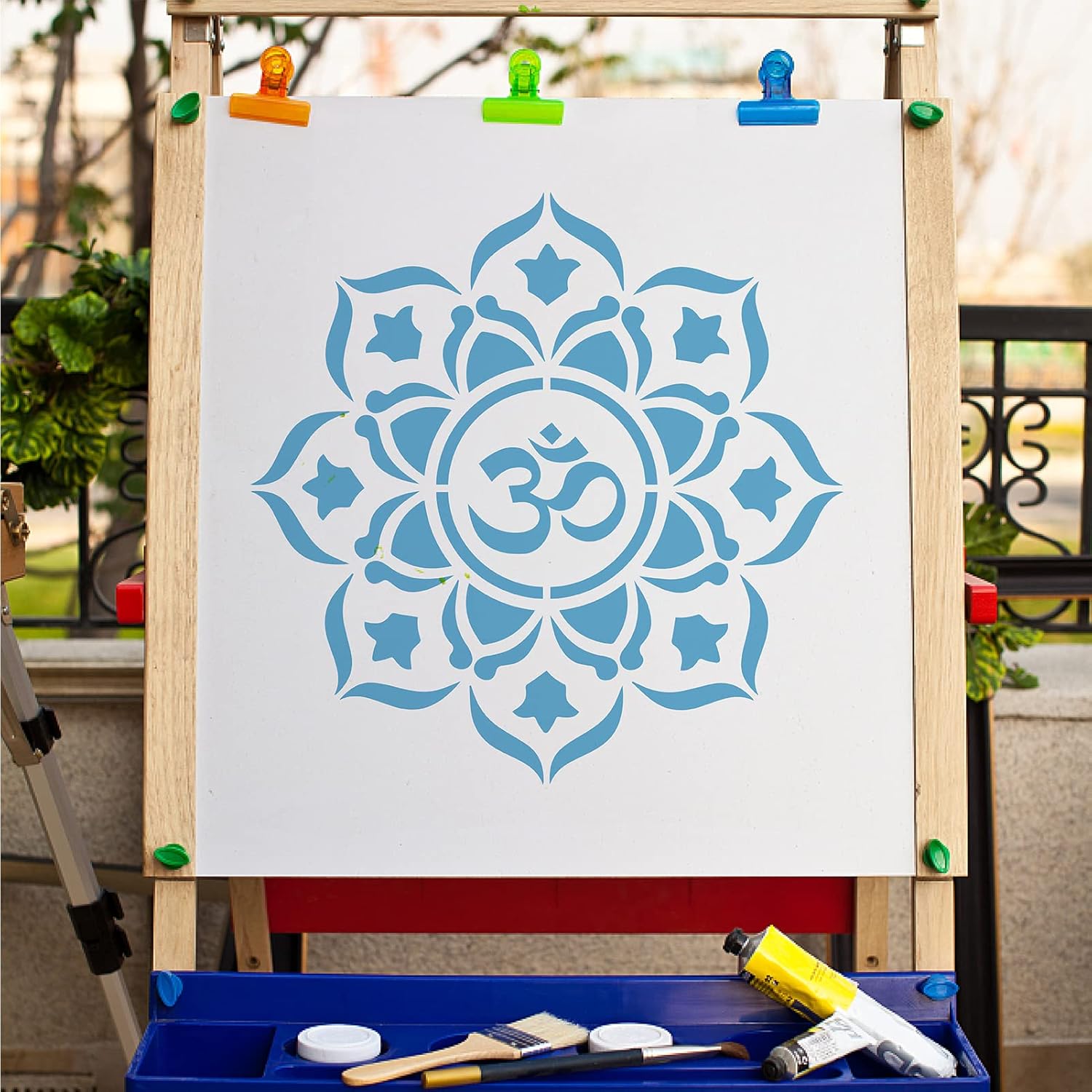stencil for wall and floor painting