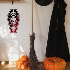 spray paint coffin stencil diy