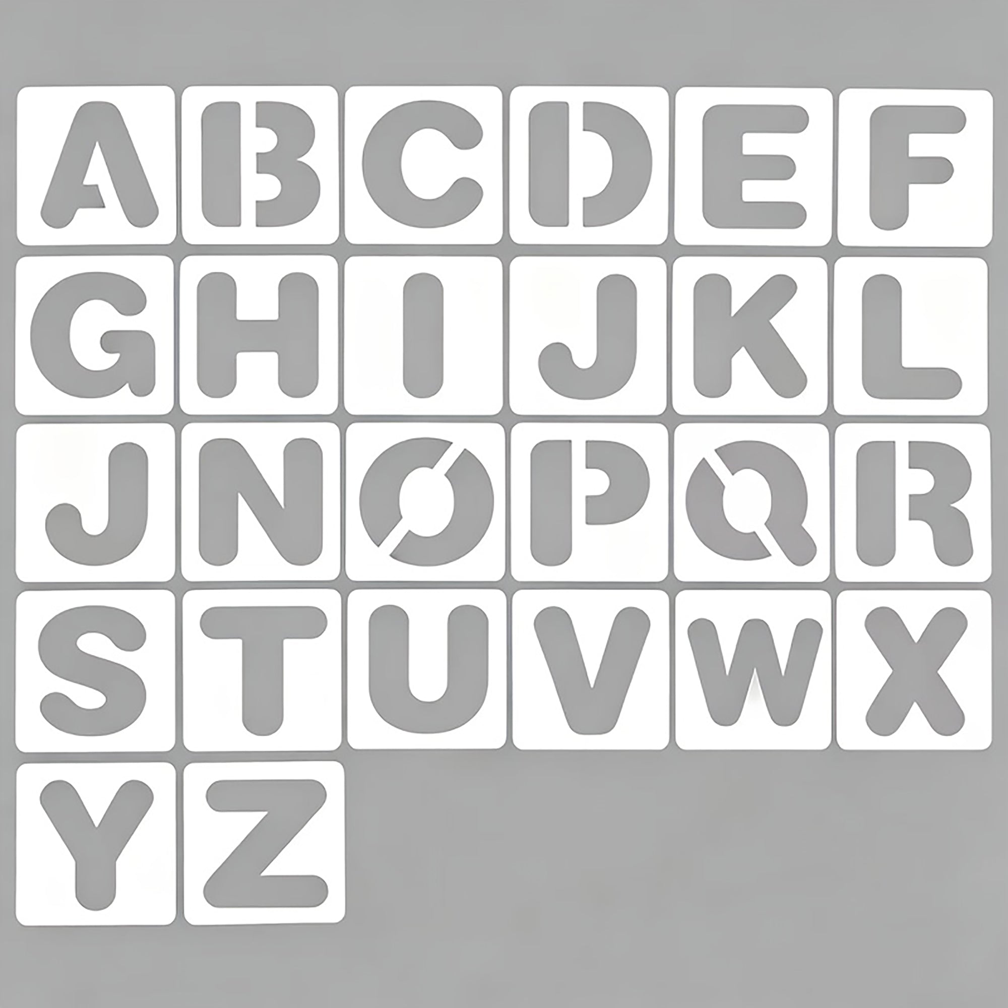 reusable letter templates for fabric painting