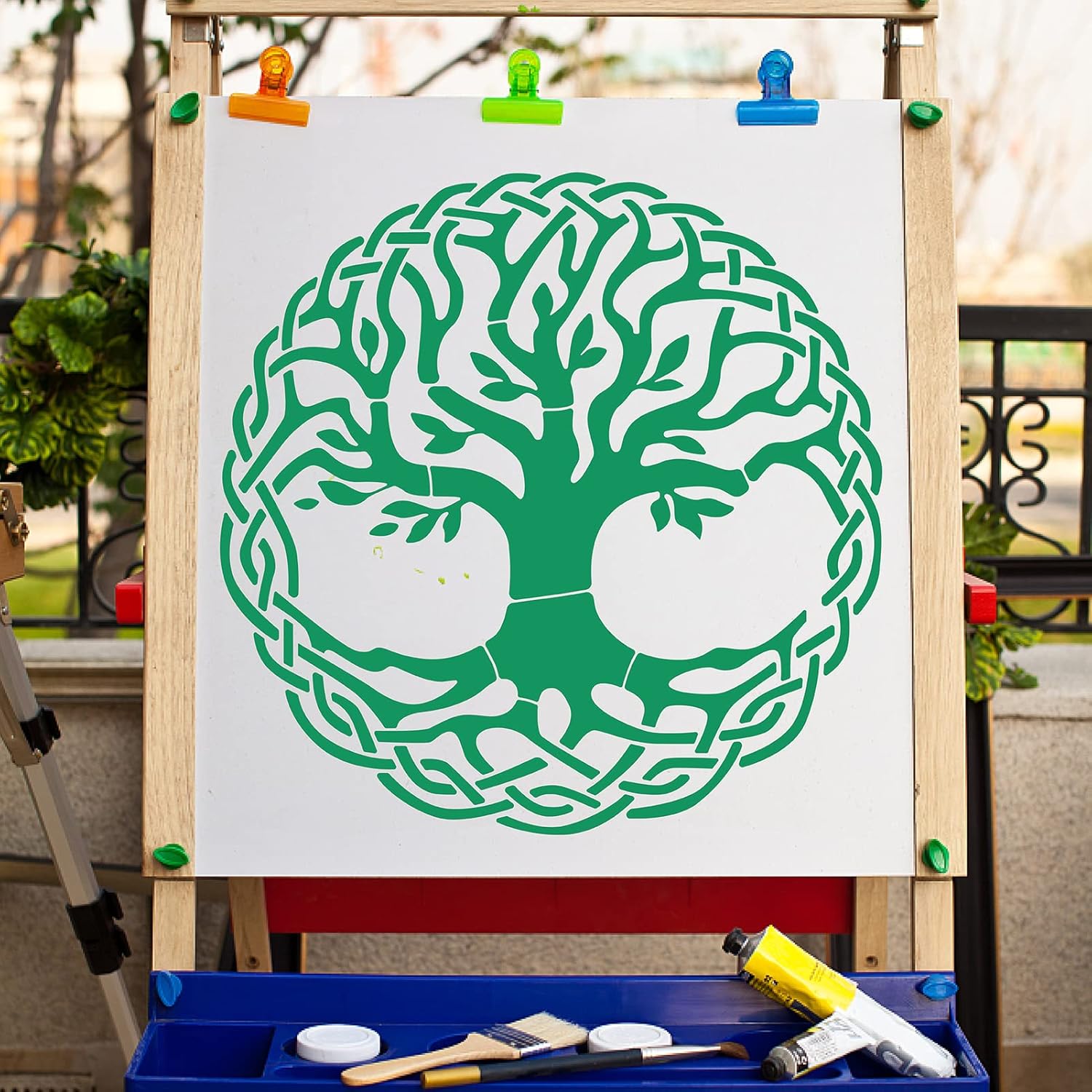 stencil for canvas and wood painting
