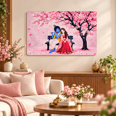 Divine couple MDF wall art painting
