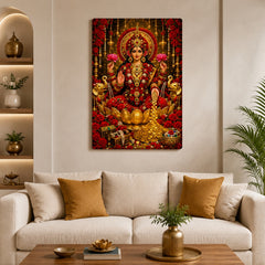 Goddess Lakshmi wall hanging for office
