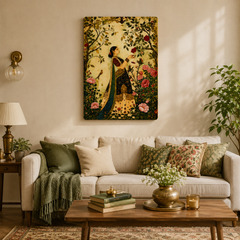 Indian woman wall hanging for bedroom