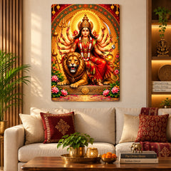Maa Durga wall art for Dussehra