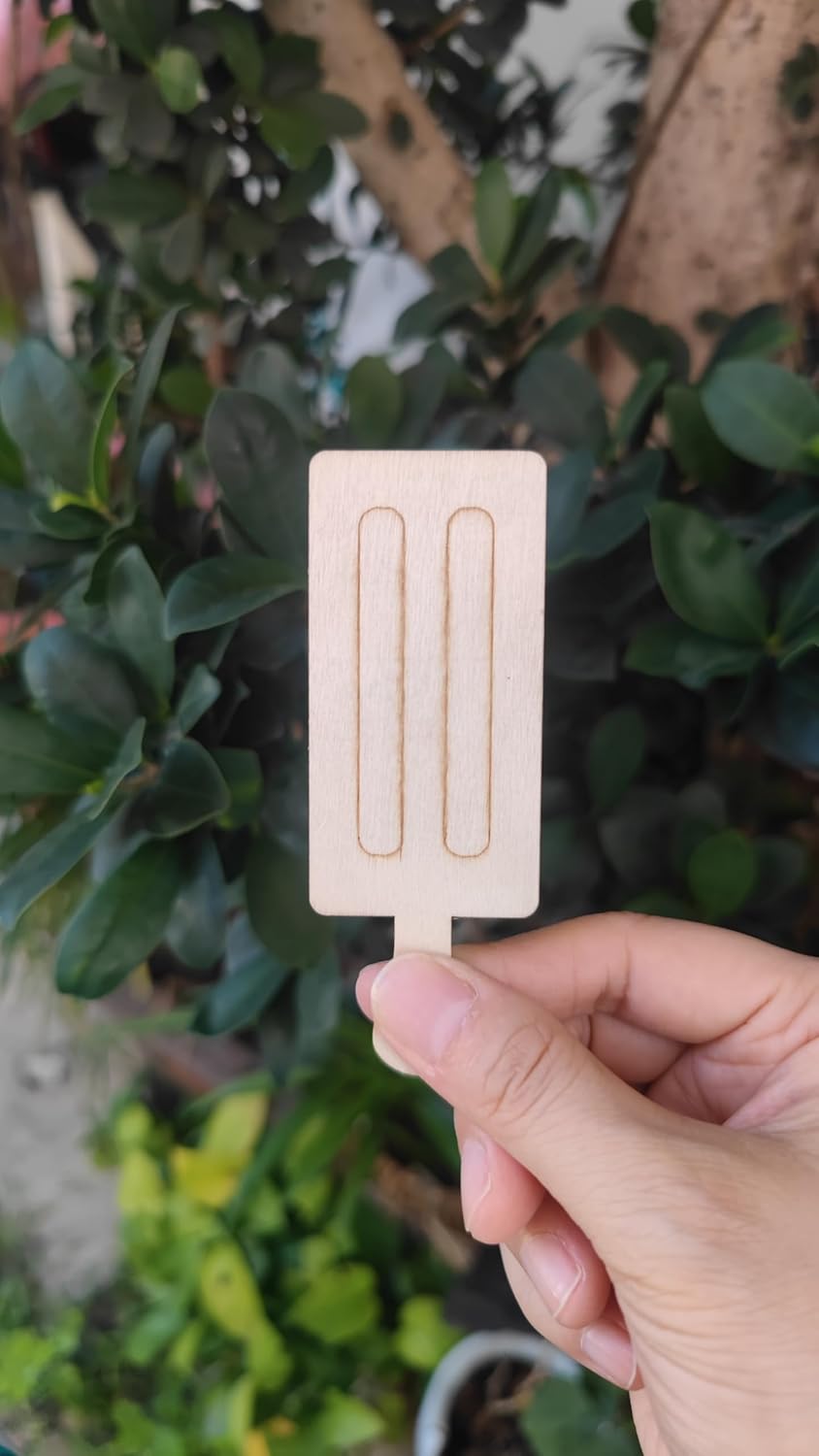 school project wooden shapes