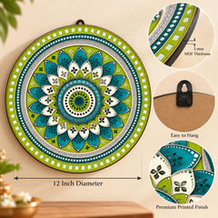 Decorative Round Wall Art for Living Room Walls