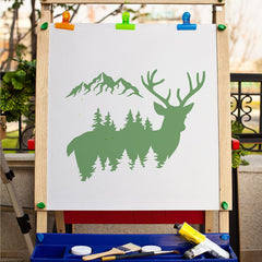 12x12 inch animal craft stencil