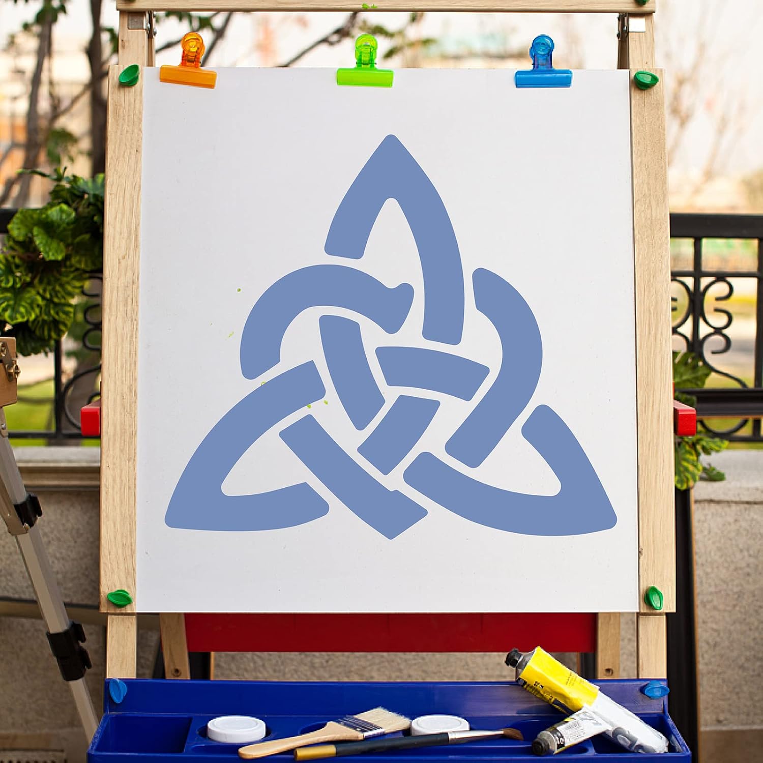 stencil for wall and floor painting