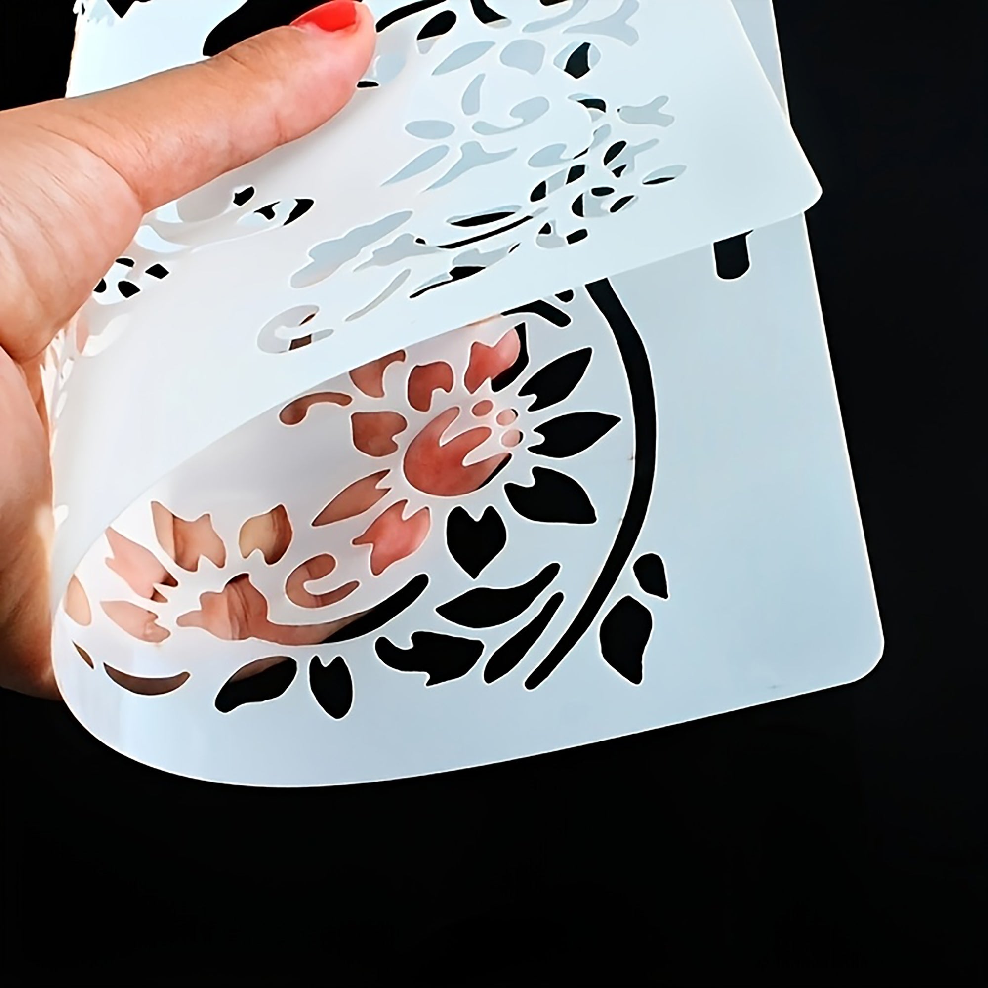 mandala design stencil for furniture painting and home decoration