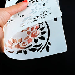 mandala design stencil for furniture painting and home decoration