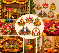 wooden festive craft blanks for diwali