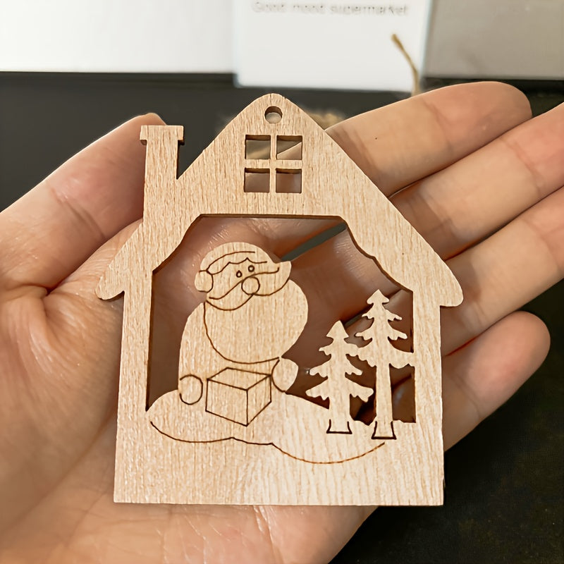 wooden ornament craft kit christmas
