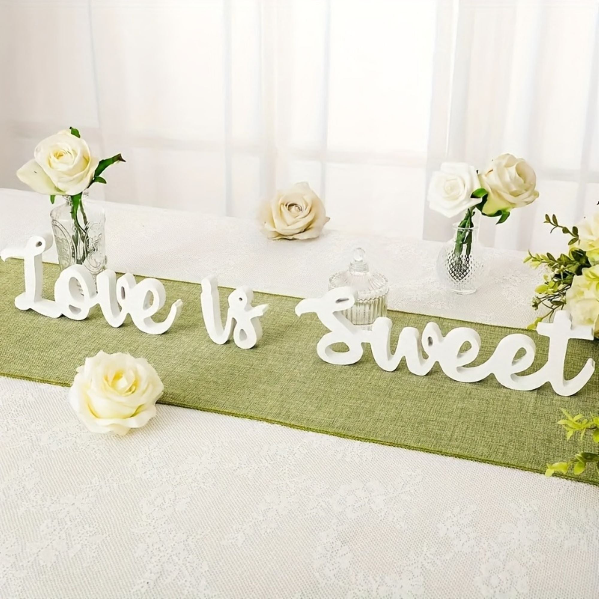 love is sweet tabletop sign