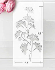 reusable plant stencil for furniture
