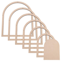 7-piece basket weaving templates