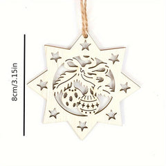 laser cut wooden christmas decorations