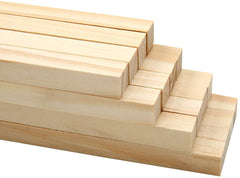 Whittlewud Square unfinished Wooden Dowel Sticks for Crafts and DIY Pine Dowel Rod