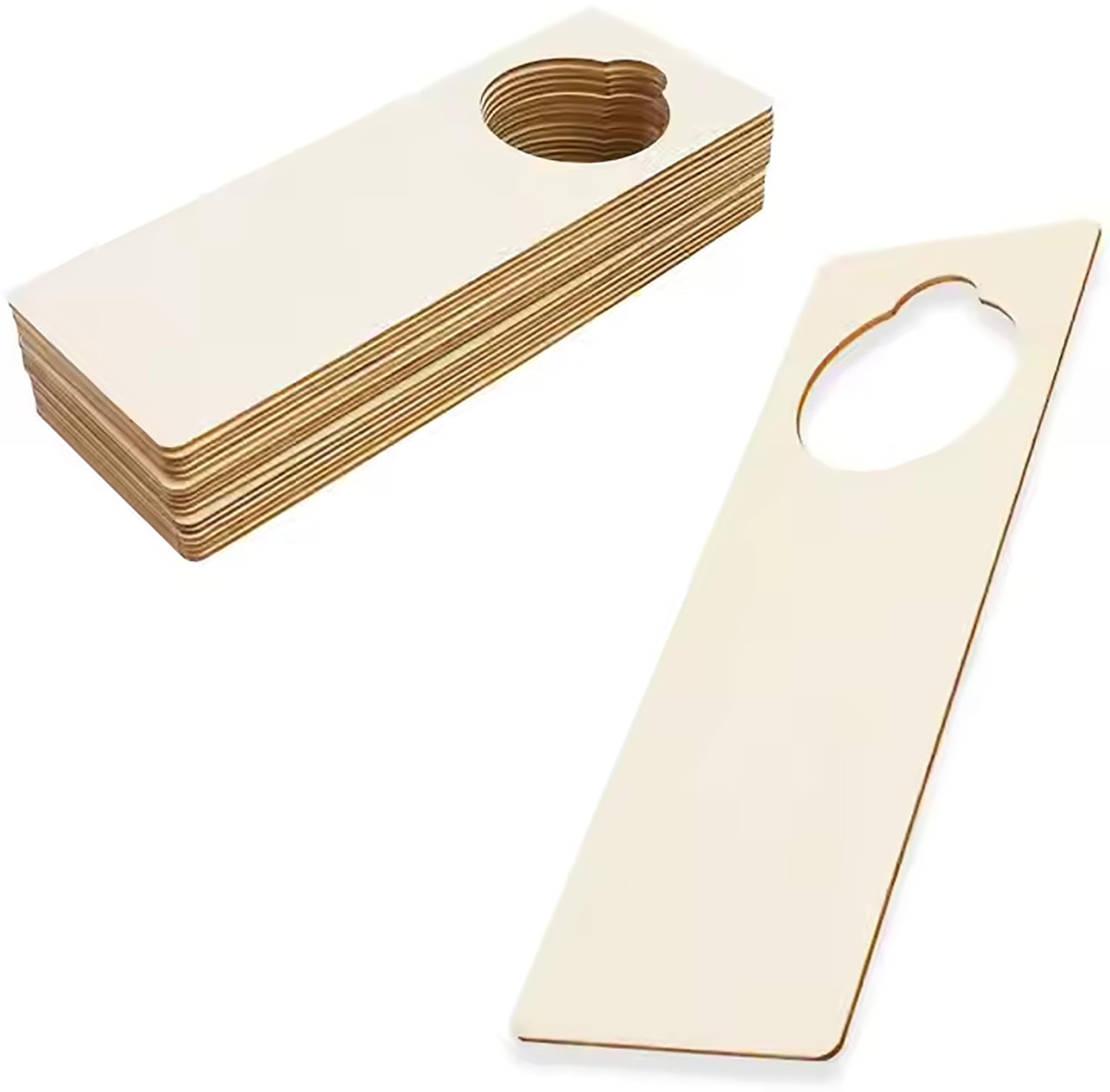 wooden door knob hangers set