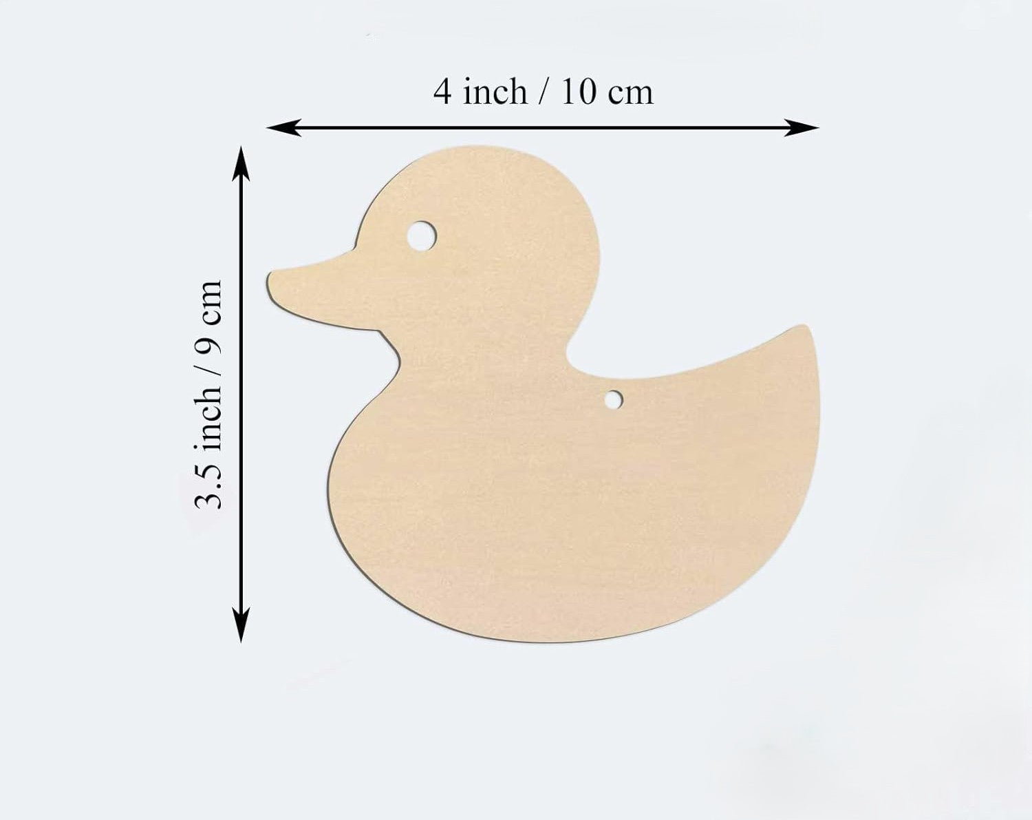 diy wooden duck hanging tags for home decoration