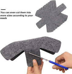 Cliths Pot Protectors Set Felt Pan Dividers for Stacking Cookware Anti-Scratch Pads Protects Glass, Ceramic & Non Stick
