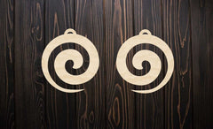 Cliths 8 Pcs Wood Earring Blanks MDF Laser Cut Shapes for DIY Jewelry Making