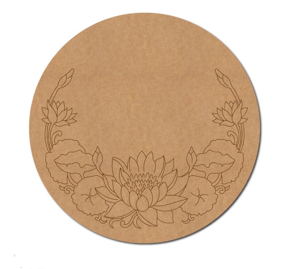 mdf round board for festive decor