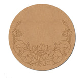 mdf round board for festive decor