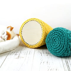 American Elm 6 Piece Oval Basket Bottom Set Wooden MDF Bases for DIY Crochet Bags & Storage 3 Styles