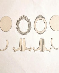 unfinished wood frames