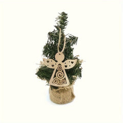 wood angel shapes for painting and art
