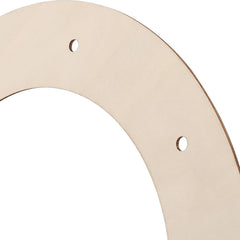 Cliths Pack of 20 Wooden Wreath Frames for Crafts Wooden Circle Wreath Forms with Holes for Hanging Decorations and Gifts