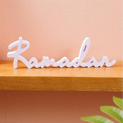 Ramadan letter table decor for home