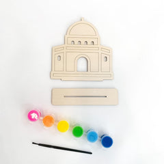 Cliths Set of 3 Paint Your Own Masjid DIY Wood Ramadan Eid Activity Muslim Craft Kit Eid Party Favor