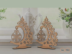 christmas snowflake bell decor