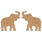 wooden elephant mdf elephant cutout unfinished wood