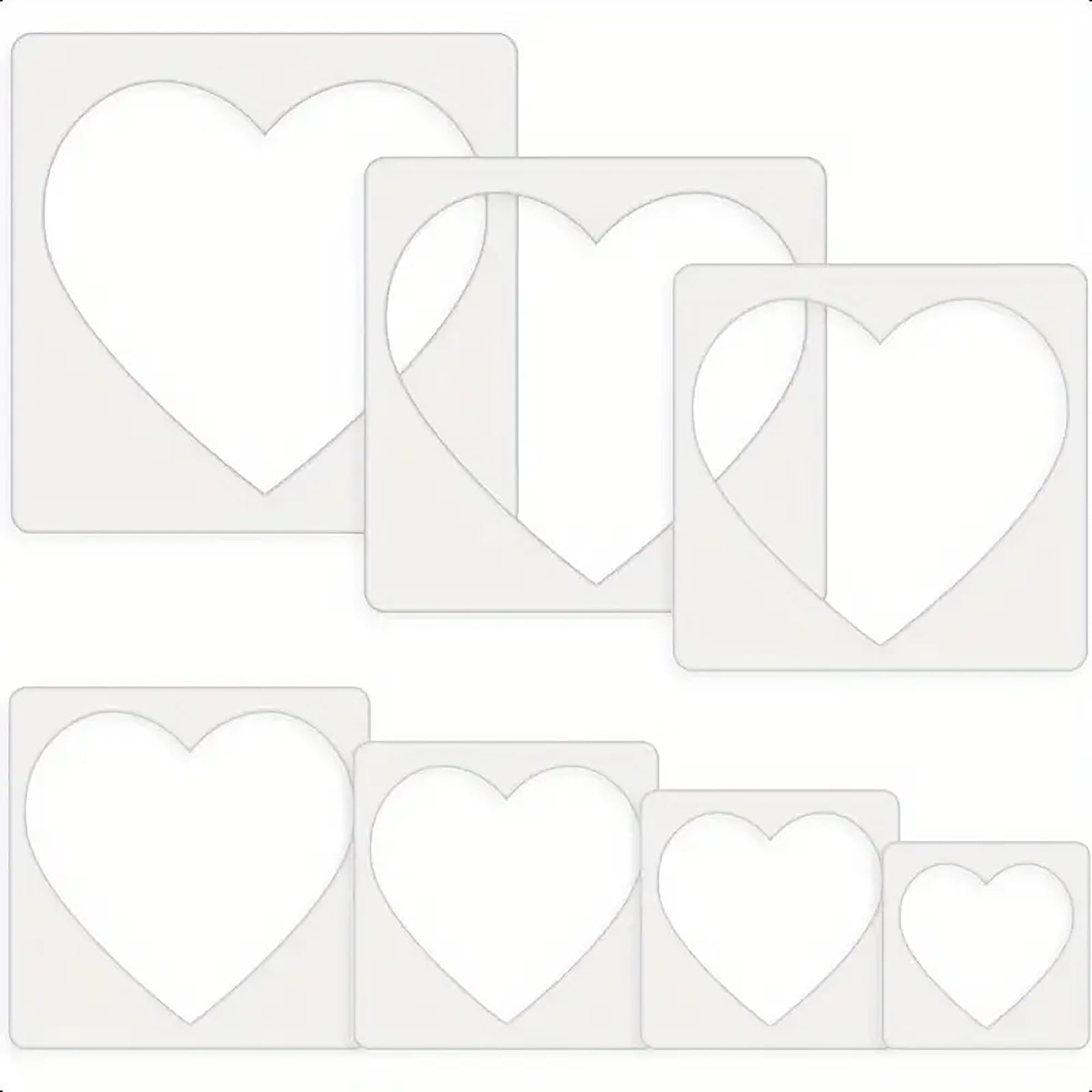 7-piece painting templates for wood