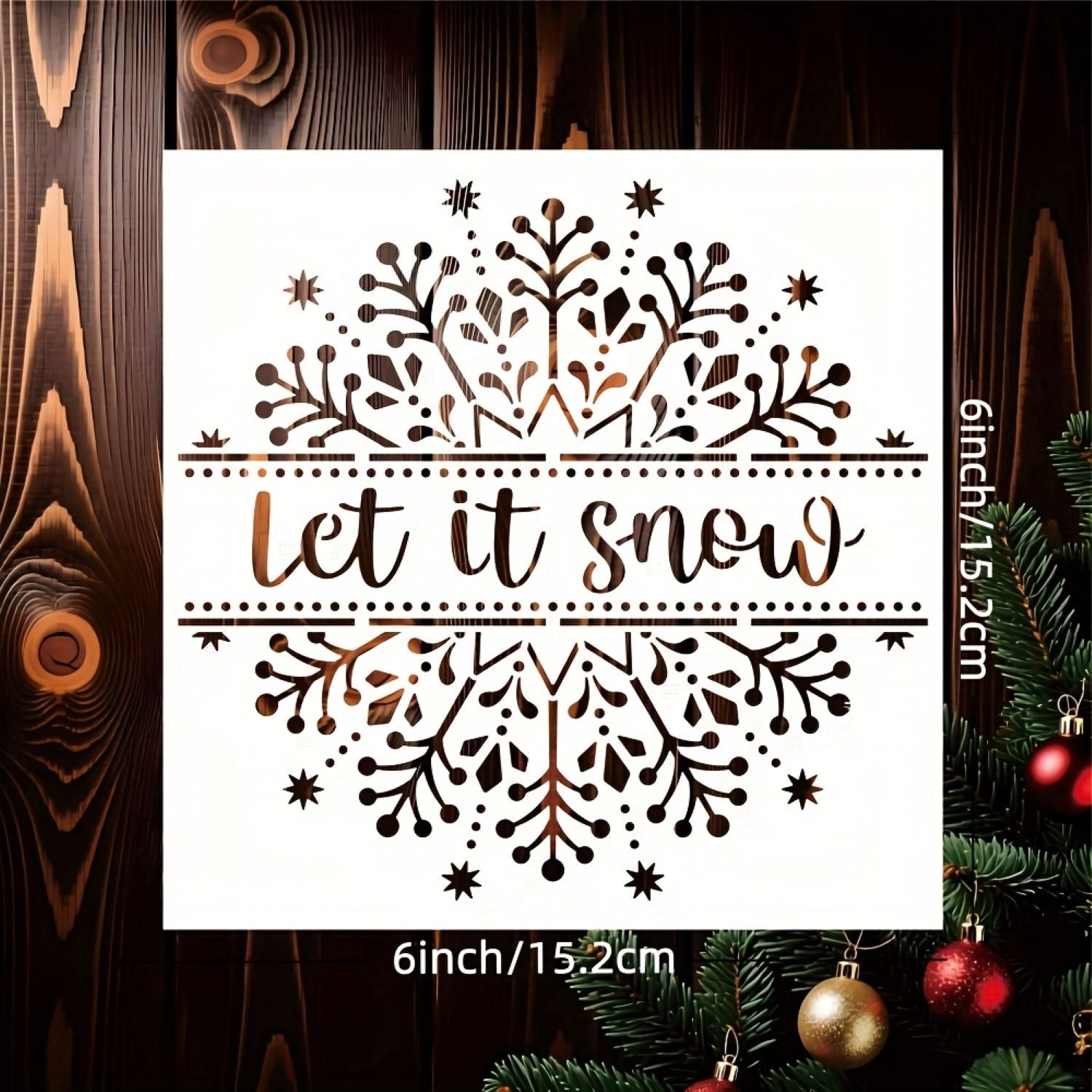 diy christmas craft stencil