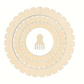 Cliths 4 Pcs Round Knitting Set Craft Circles DIY Crochet Yarn Organizer Knitter Gift DIY Crochet Base