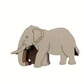 wooden elephant cutouts for crafts diy mdf animal shape ornaments rustic elephant decor for home