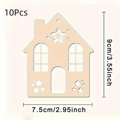 house shape wall decoration for home