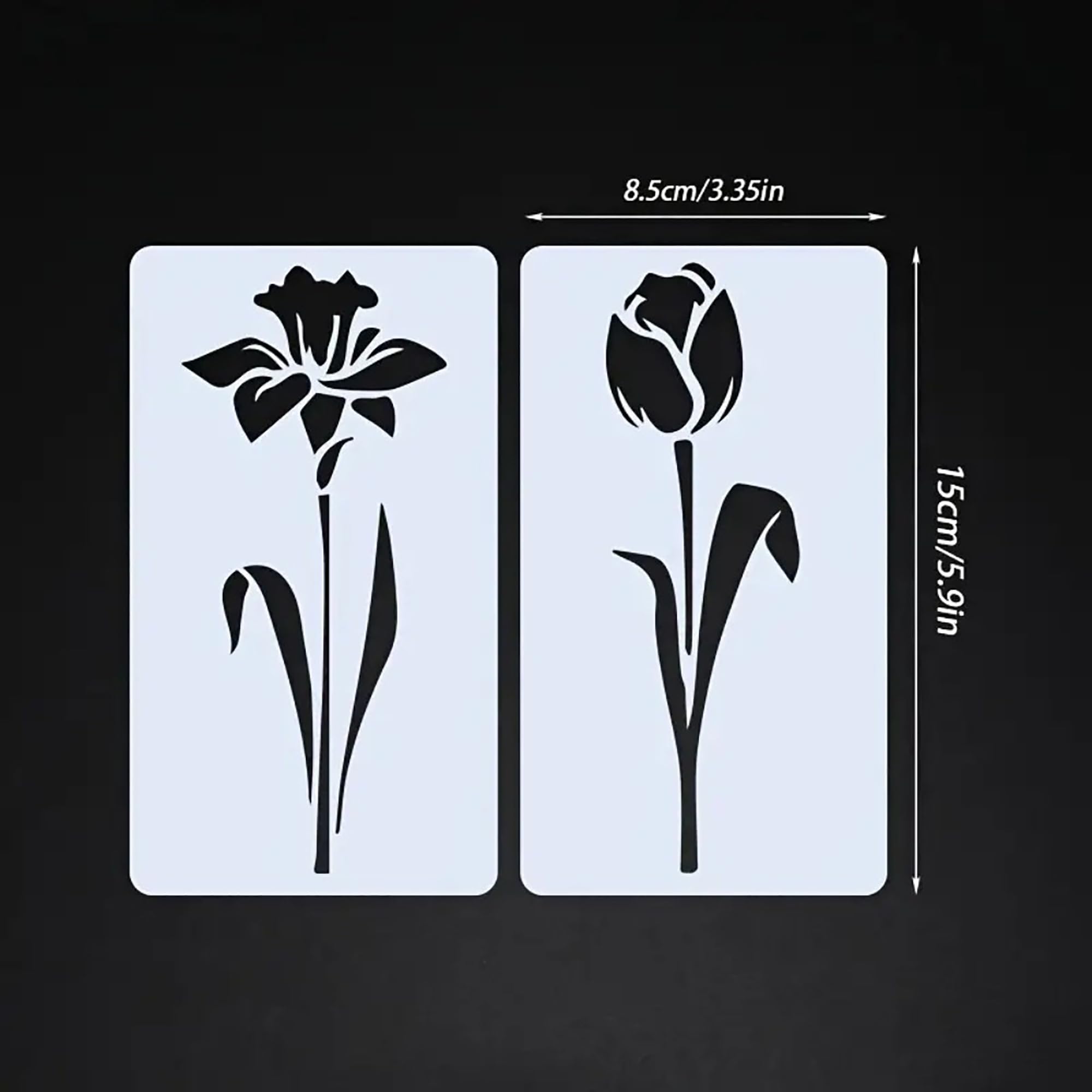 diy floral wall decor stencils