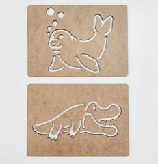 montessori educational stencil toys