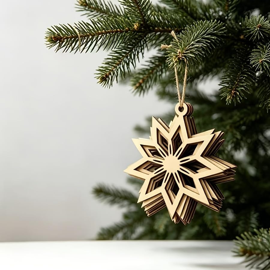 wooden star of david ornament blank