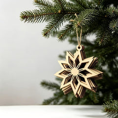 wooden star of david ornament blank