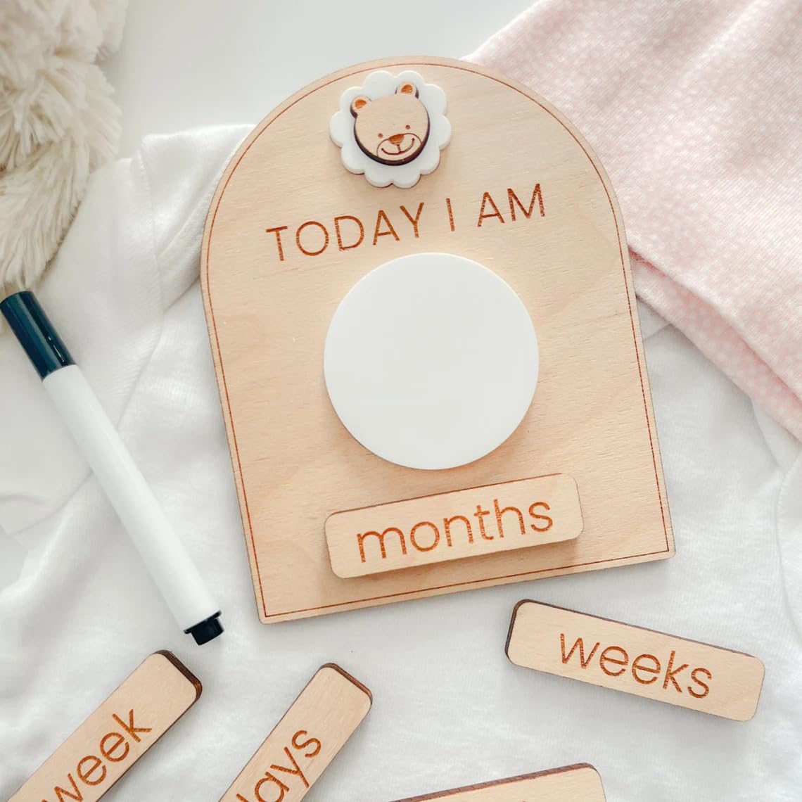 baby shower gift milestone cards