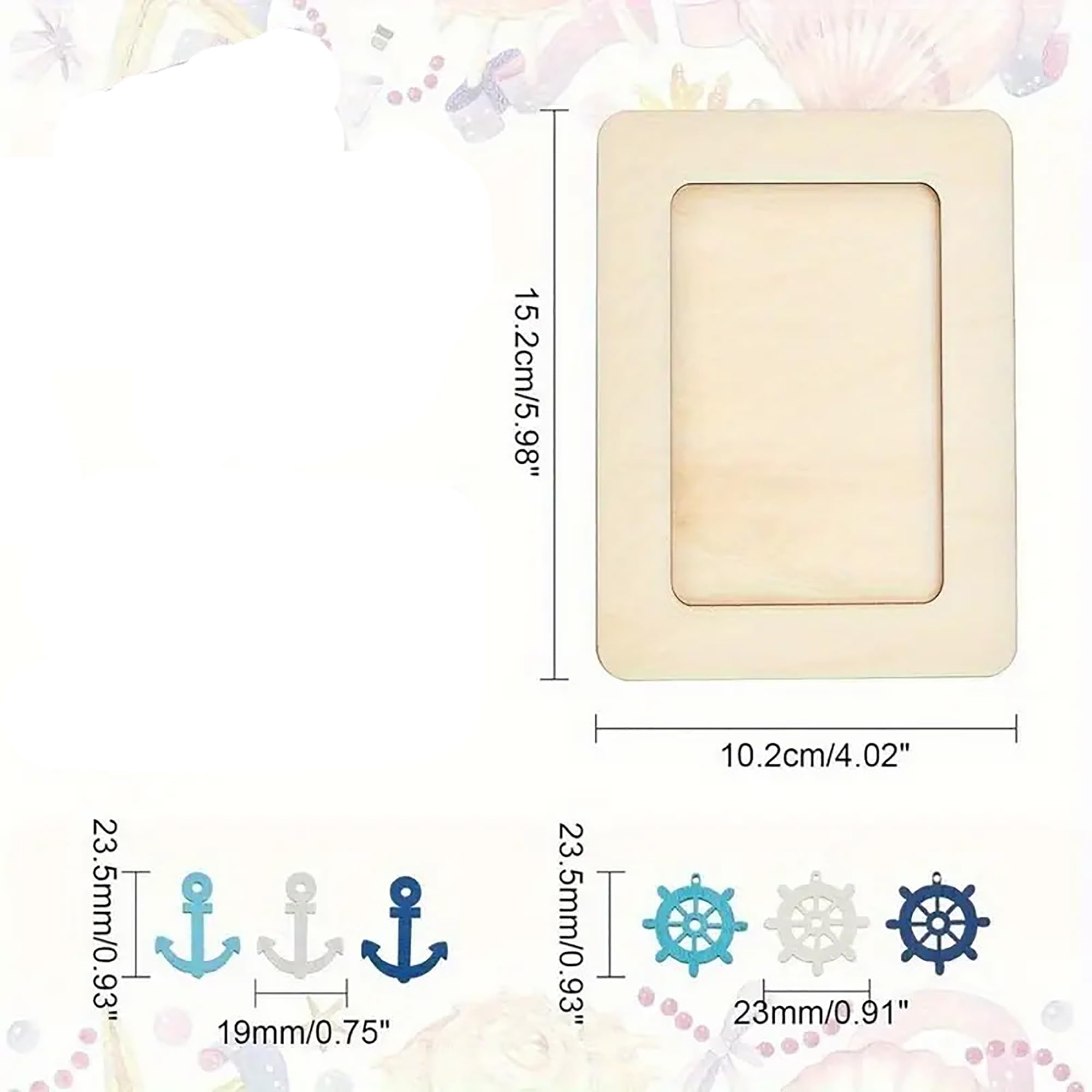 unfinished wooden picture frames