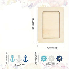 unfinished wooden picture frames