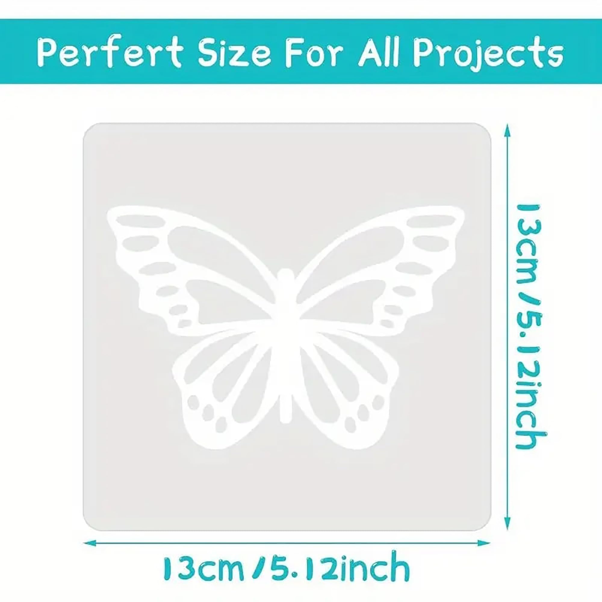 20pcs hippie craft templates