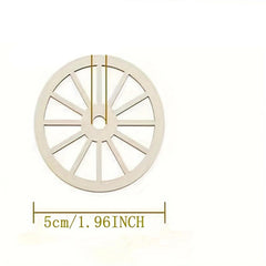 mini wooden truck wheels craft supplies