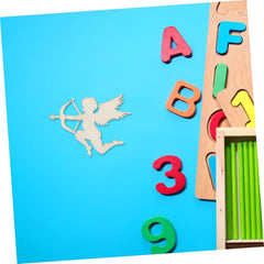 wooden game tokens for board games and educational crafts
